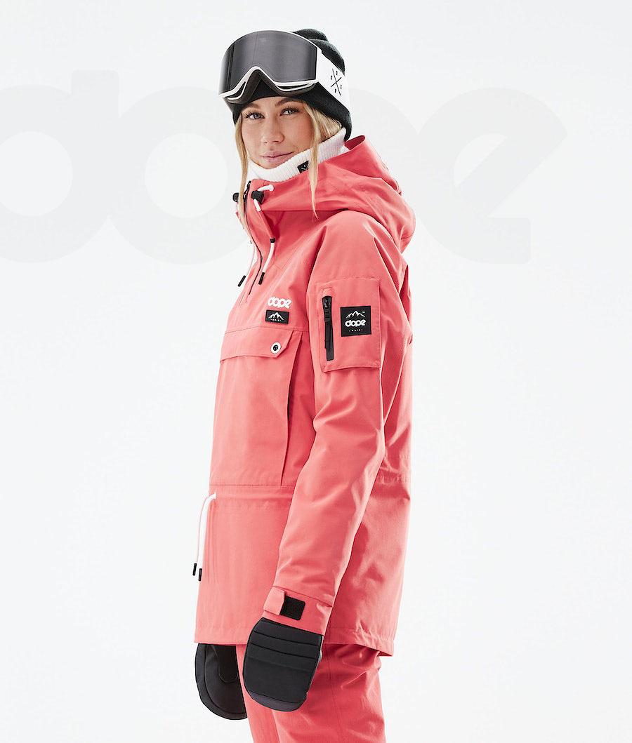 Red Women's Dope Annok W 2021 Snowboard Jackets | AUDN3432