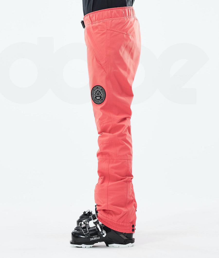 Red Women's Dope Blizzard W 2021 Ski Pants | AUSO3310