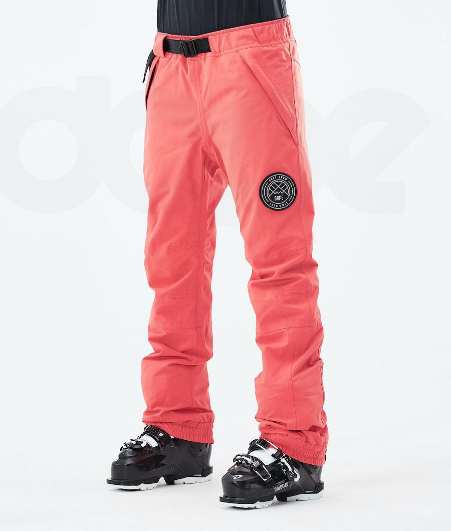 Red Women\'s Dope Blizzard W 2021 Ski Pants | AUSO3310