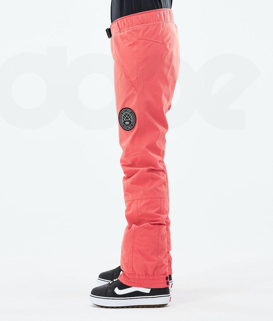 Red Women's Dope Blizzard W 2021 Snowboard Pants | AUTV3246