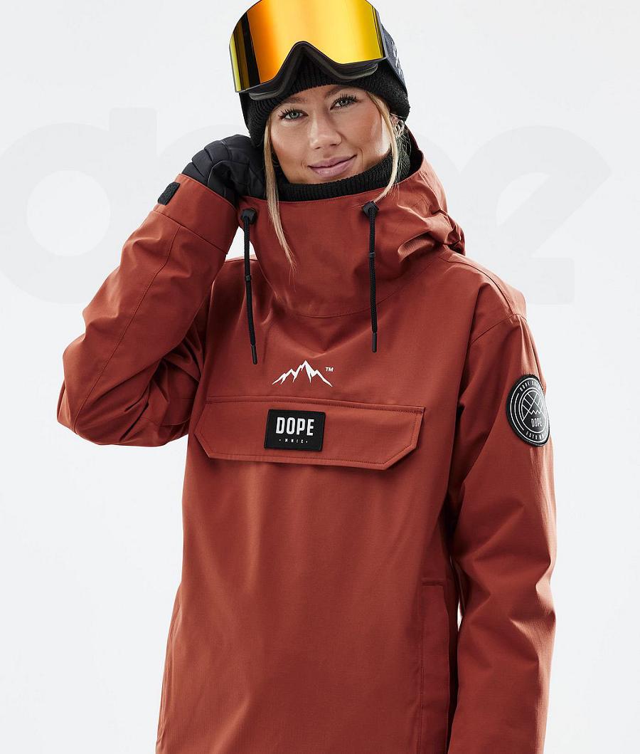 Red Women's Dope Blizzard W Snowboard Jackets | AUXF3450