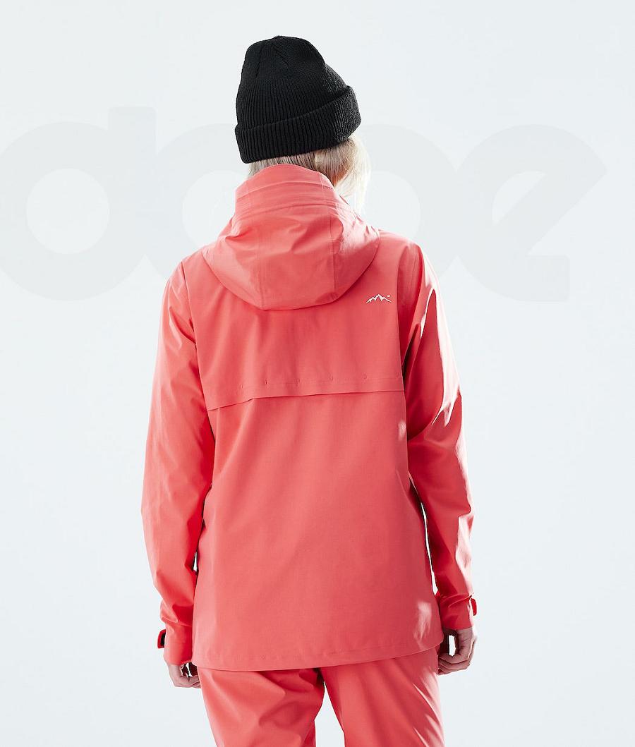 Red Women's Dope Drizzard W Outdoor Jackets | AURW3728