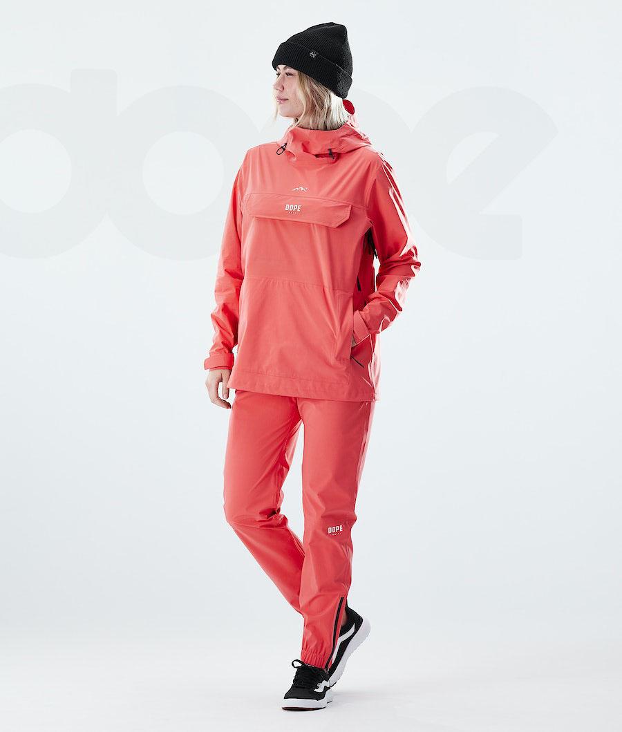 Red Women's Dope Drizzard W Outdoor Jackets | AURW3728