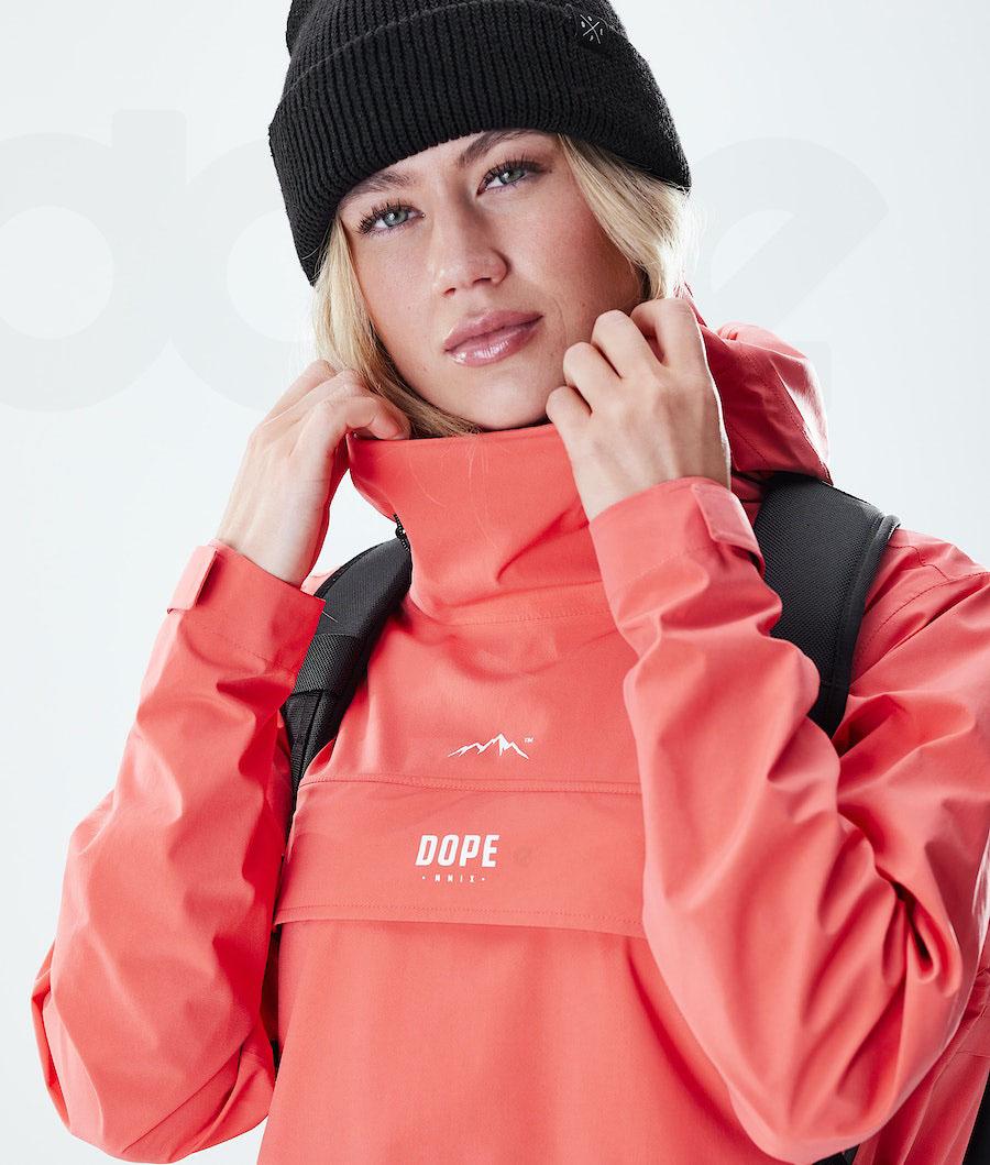 Red Women's Dope Drizzard W Outdoor Jackets | AURW3728