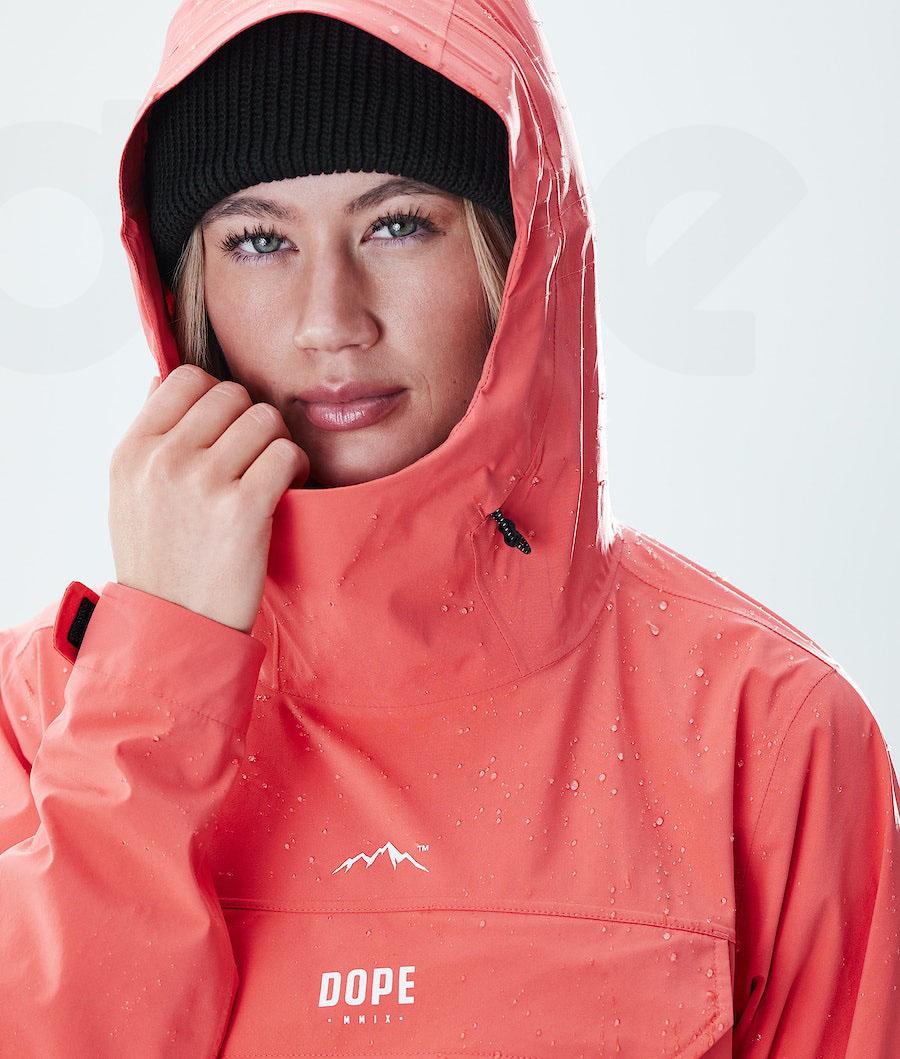 Red Women's Dope Drizzard W Outdoor Jackets | AURW3728