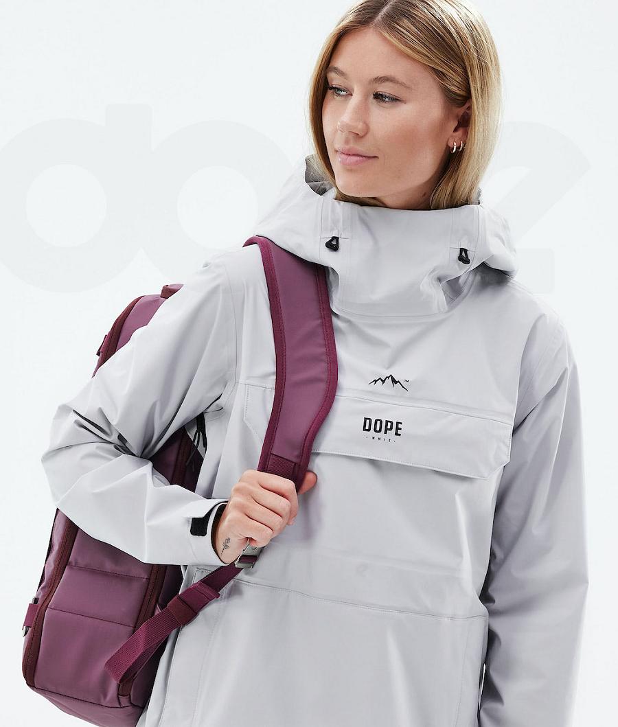 Silver Women's Dope Downpour W Outdoor Jackets | AUTV3727