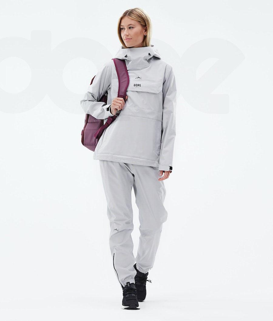 Silver Women's Dope Downpour W Outdoor Jackets | AUTV3727