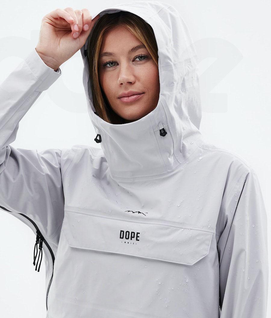 Silver Women's Dope Downpour W Outdoor Jackets | AUTV3727