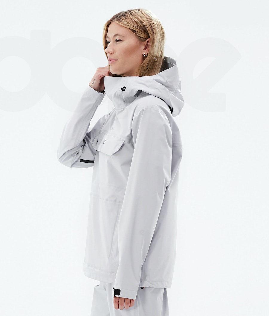 Silver Women's Dope Downpour W Outdoor Jackets | AUTV3727