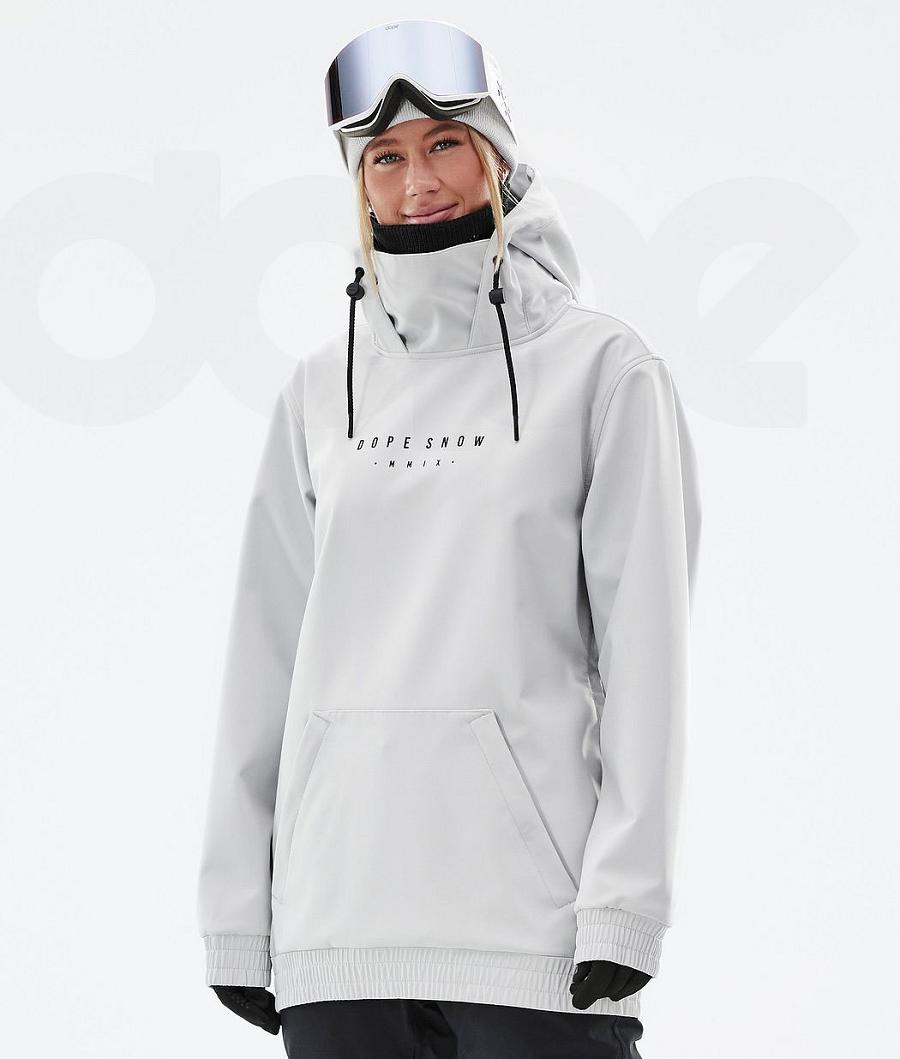 Silver Women's Dope Yeti W Range Snowboard Jackets | AUQZ3548