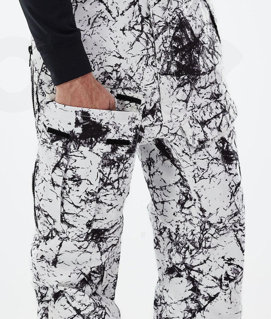 White / Black Men's Dope Antek 2021 Snowboard Pants | AUAP2549