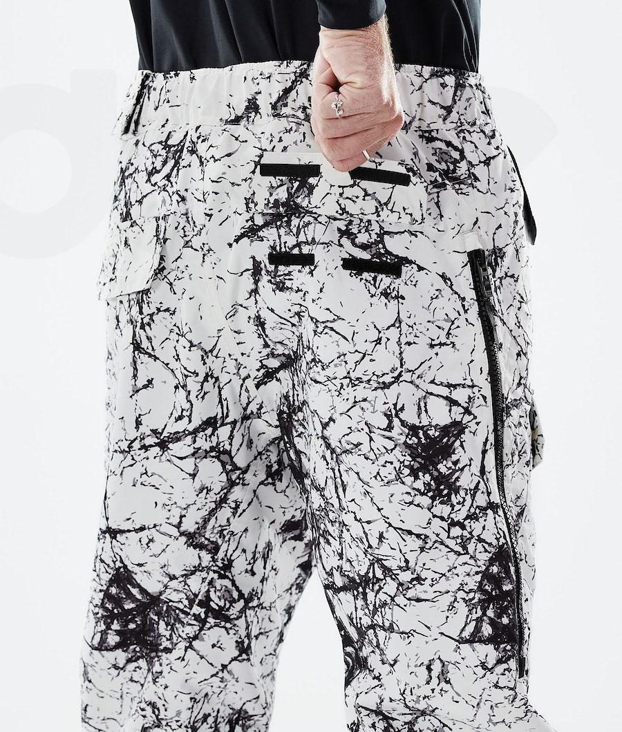 White / Black Men's Dope Antek 2021 Snowboard Pants | AUAP2549