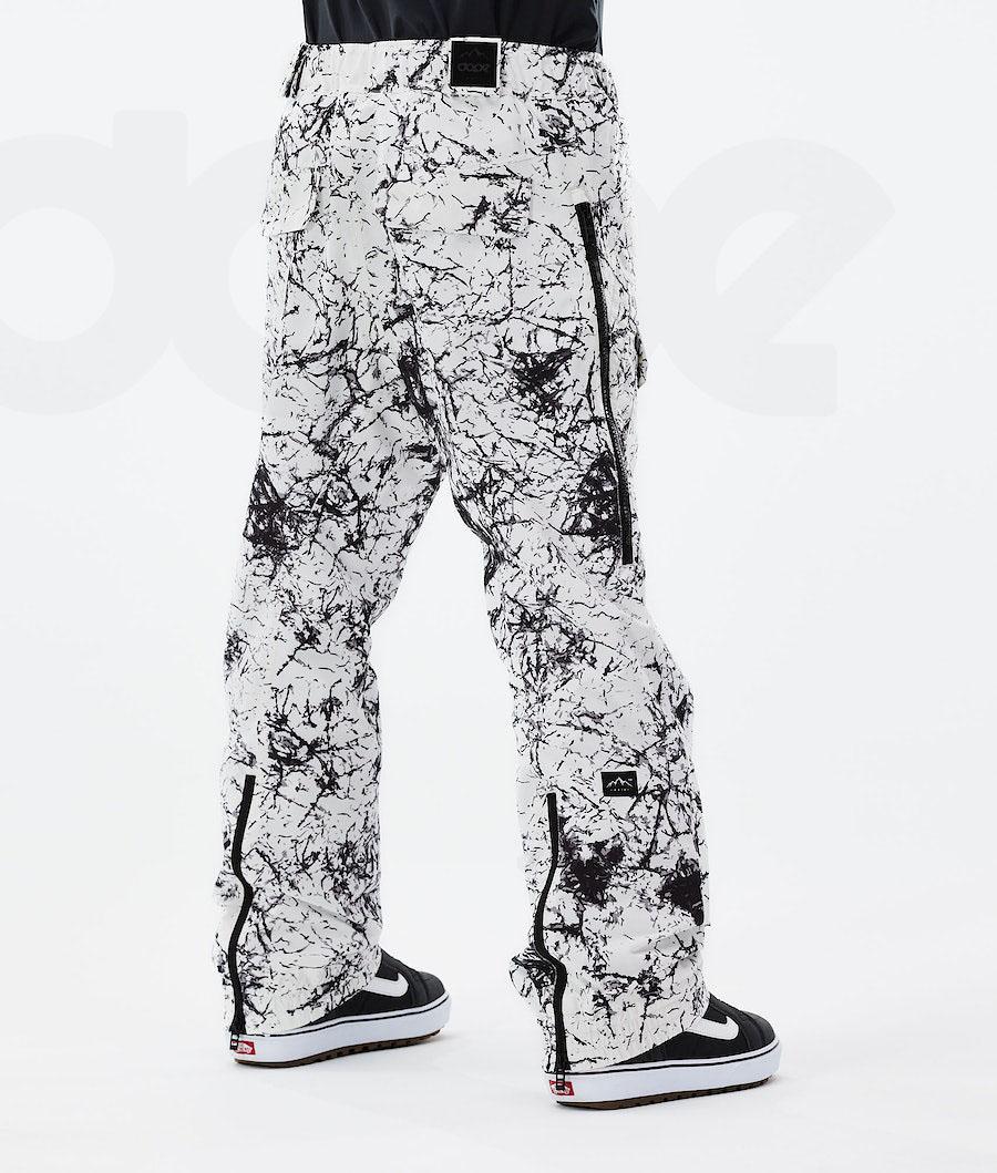 White / Black Men's Dope Antek 2021 Snowboard Pants | AUAP2549