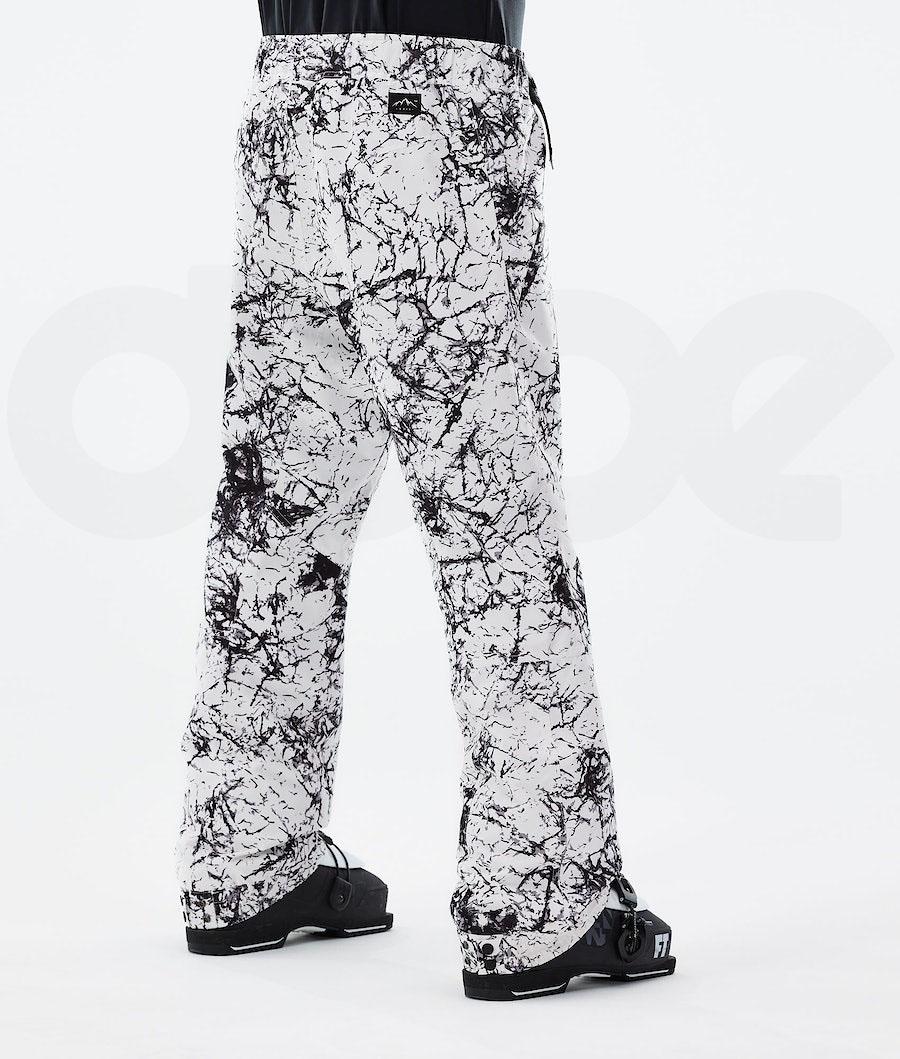 White / Black Men's Dope Blizzard 2021 Ski Pants | AUSO2627