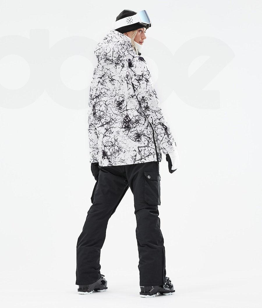 White / Black Women's Dope Annok W 2021 Ski Jackets | AUWY3599