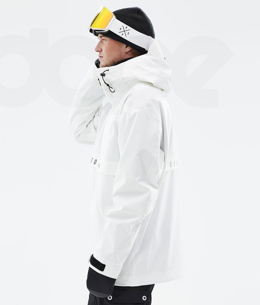 White Men's Dope Legacy Old Ski Jackets | AUUT2934