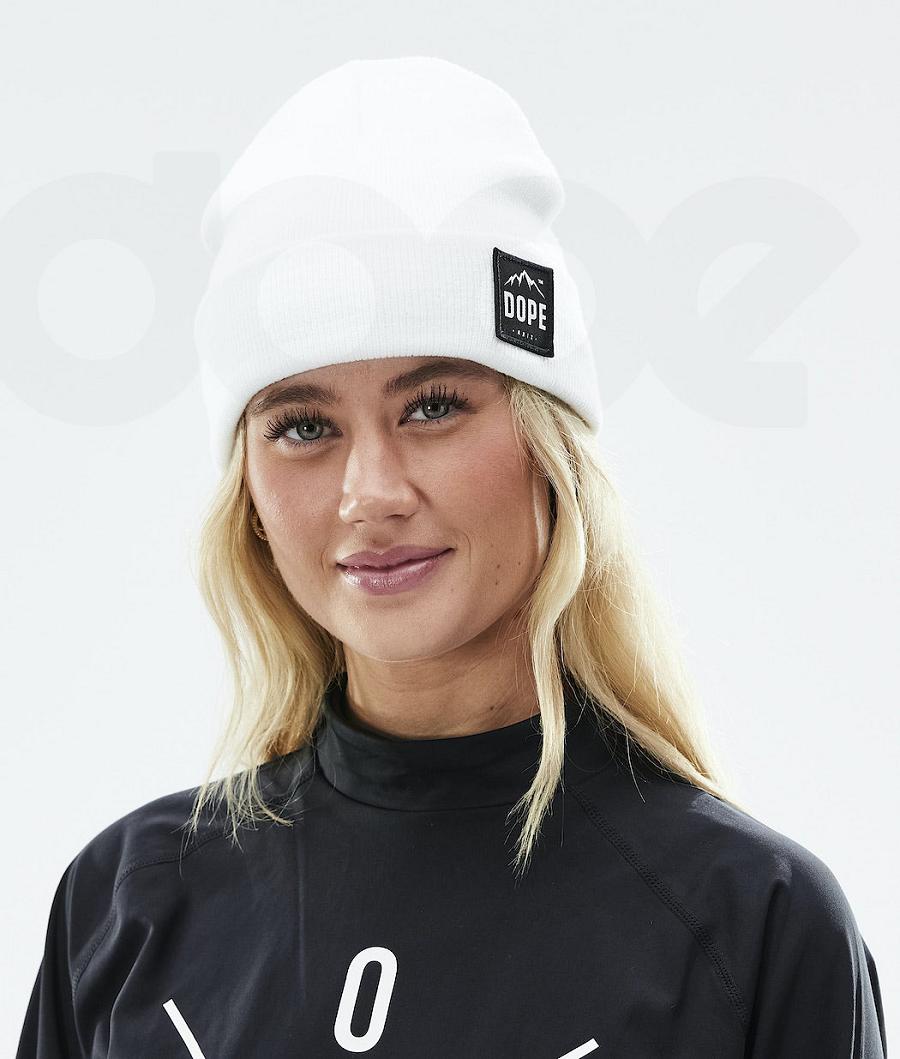 White Women's Dope Paradise Beanie | AUVD4020