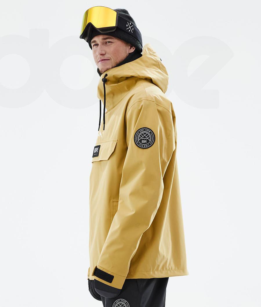 Yellow Men's Dope Blizzard Ski Jackets | AUXF2901