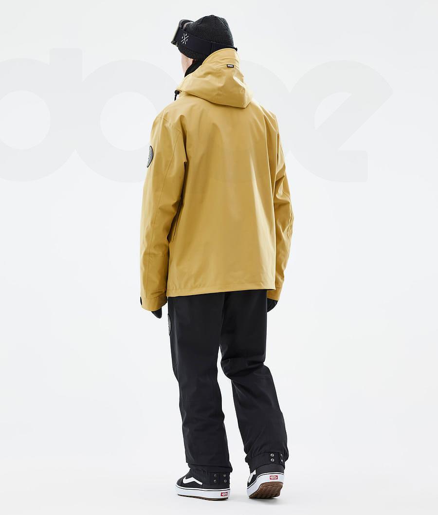 Yellow Men's Dope Blizzard Snowboard Jackets | AUAP2770