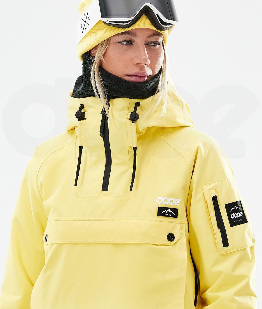 Yellow Women's Dope Annok W 2021 Ski Jackets | AUNB3602