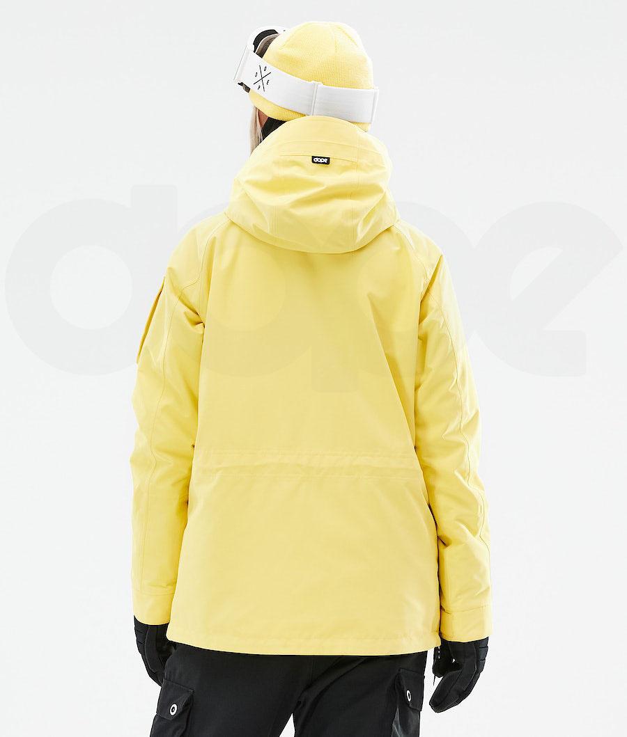 Yellow Women's Dope Annok W 2021 Ski Jackets | AUNB3602