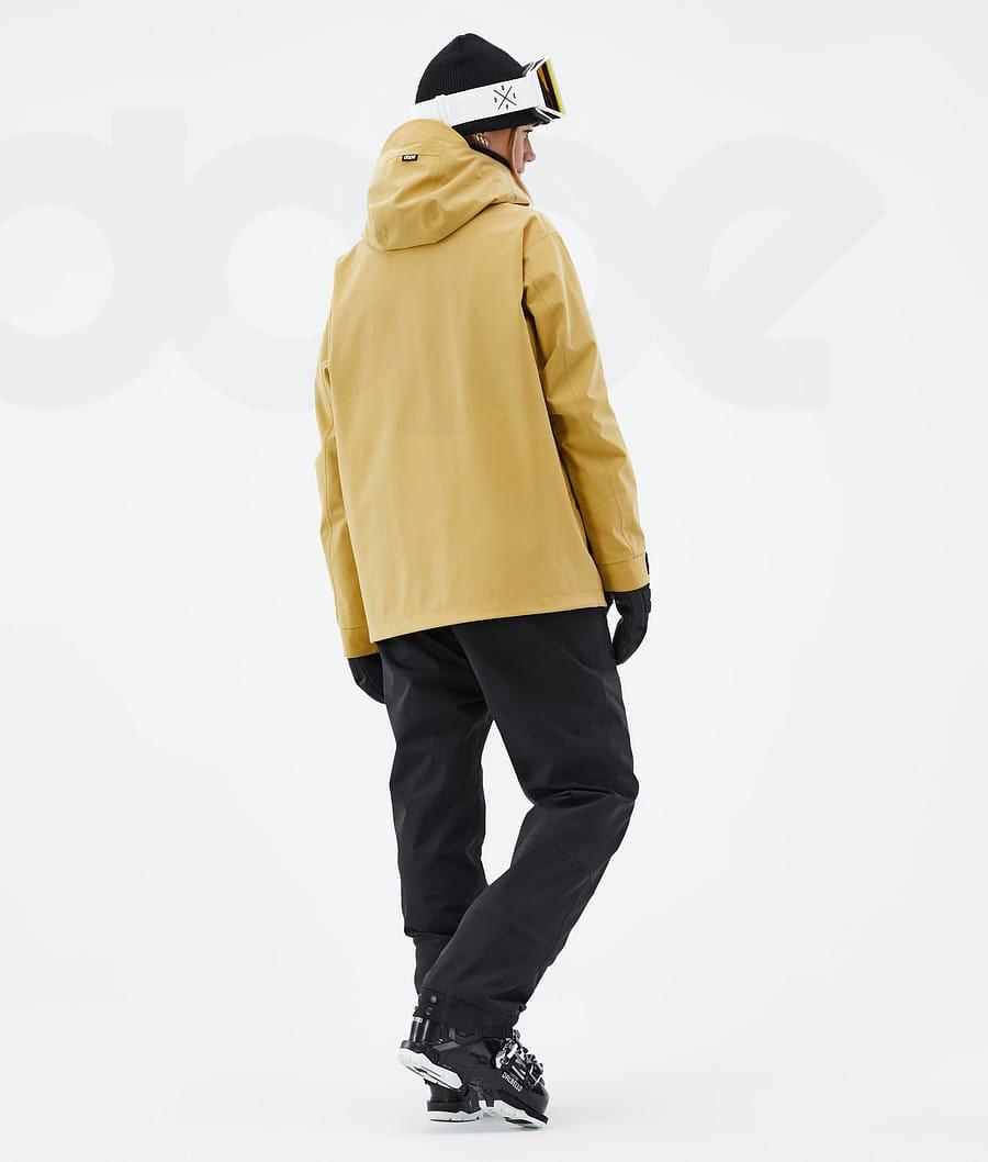 Yellow Women's Dope Blizzard W Ski Jackets | AUIS3620