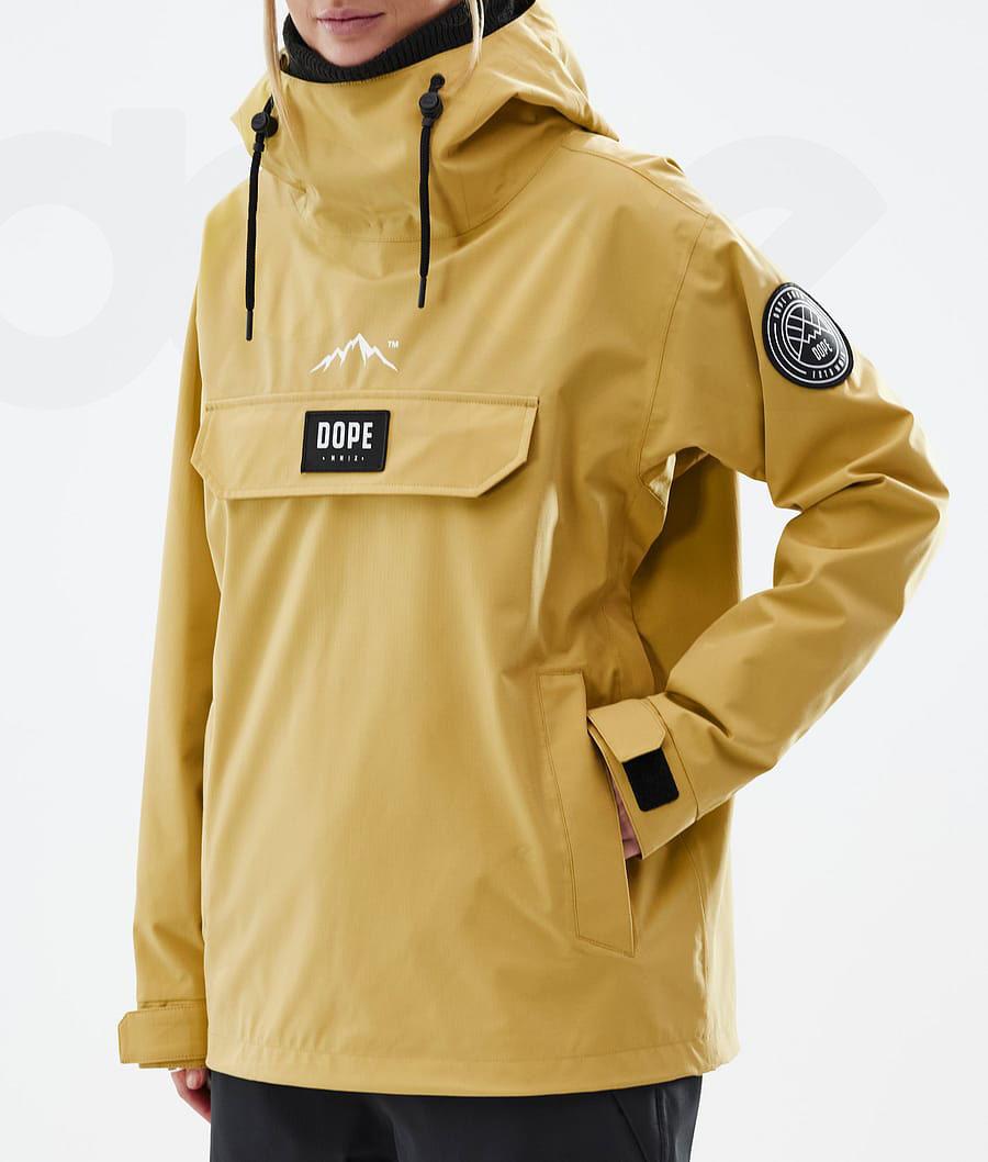 Yellow Women's Dope Blizzard W Ski Jackets | AUIS3620