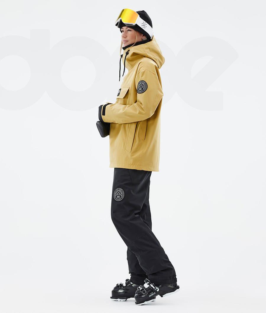 Yellow Women's Dope Blizzard W Ski Jackets | AUIS3620