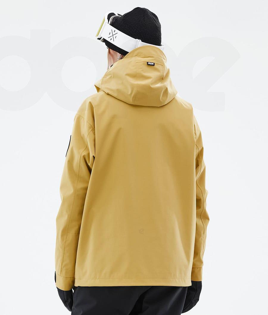 Yellow Women's Dope Blizzard W Ski Jackets | AUIS3620