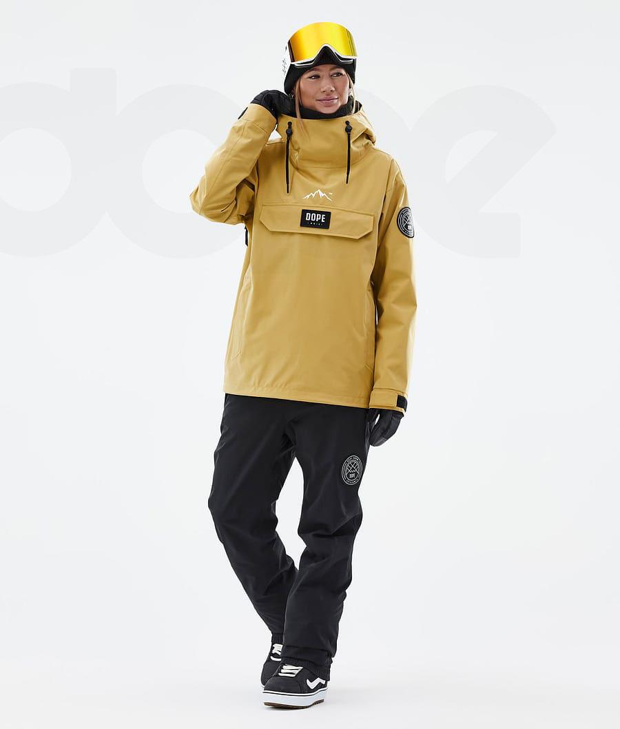 Yellow Women's Dope Blizzard W Snowboard Jackets | AUBC3447